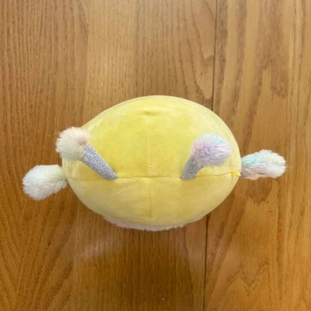 Squishmallows‎ Nixie The Butterfly 8” Plush Yellow Rainbow Fuzzy Belly Easter